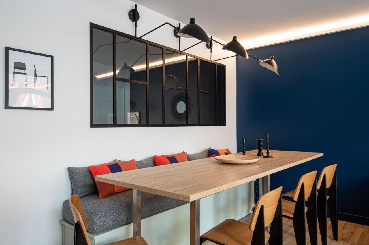 New - Appt Style Le Corbusier Avec Balcon - 8 Pers Apartamento Paris Exterior foto