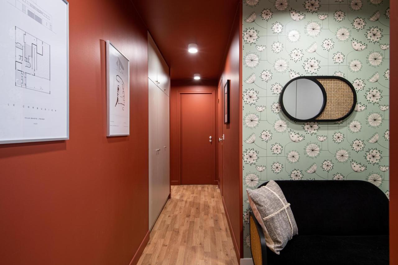 New - Appt Style Le Corbusier Avec Balcon - 8 Pers Apartamento Paris Exterior foto