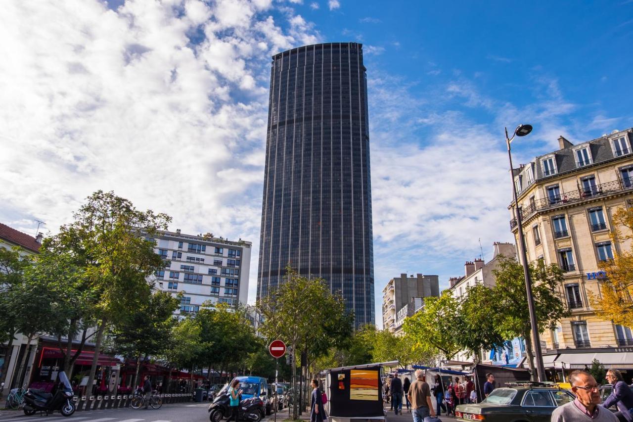 New - Appt Style Le Corbusier Avec Balcon - 8 Pers Apartamento Paris Exterior foto