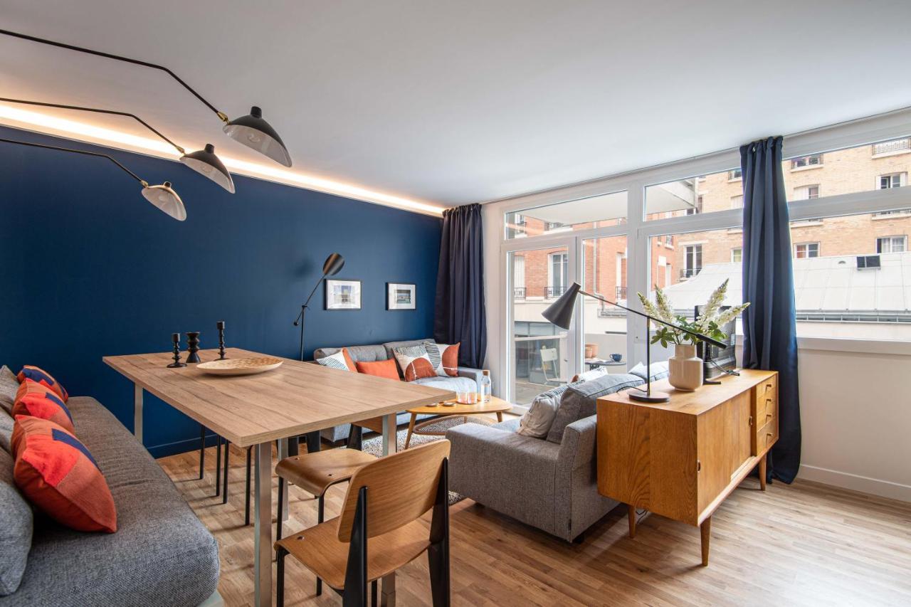 New - Appt Style Le Corbusier Avec Balcon - 8 Pers Apartamento Paris Exterior foto